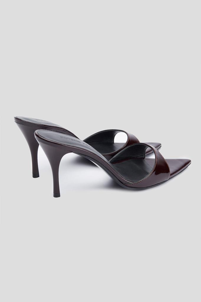 CHARLOTTE IN BURGUNDY PATENT